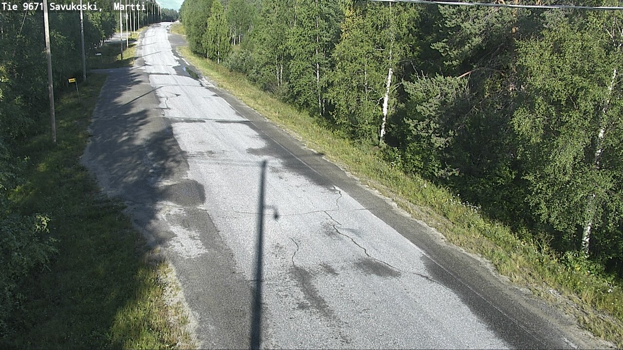 Weather Camera Image Road 9671 Savukoski, Martti, Savukoski, Lappi