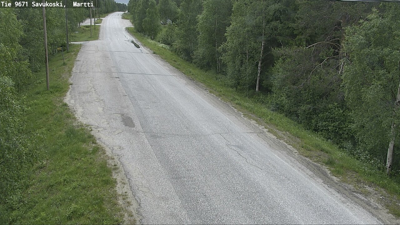 Weather Camera Image Road 9671 Savukoski, Martti, Savukoski, Lappi