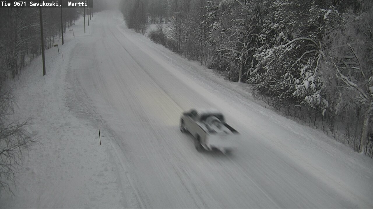 Weather Camera Image Road 9671 Savukoski, Martti, Savukoski, Lappi
