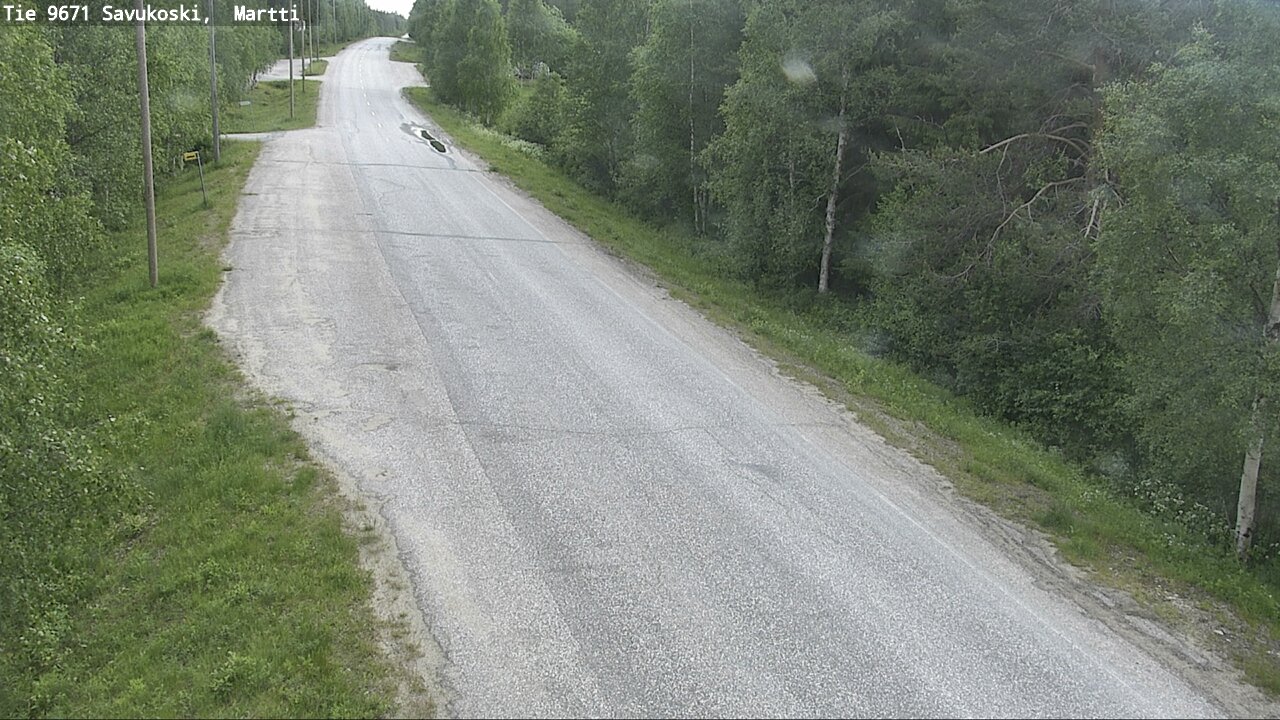 Weather Camera Image Road 9671 Savukoski, Martti, Savukoski, Lappi