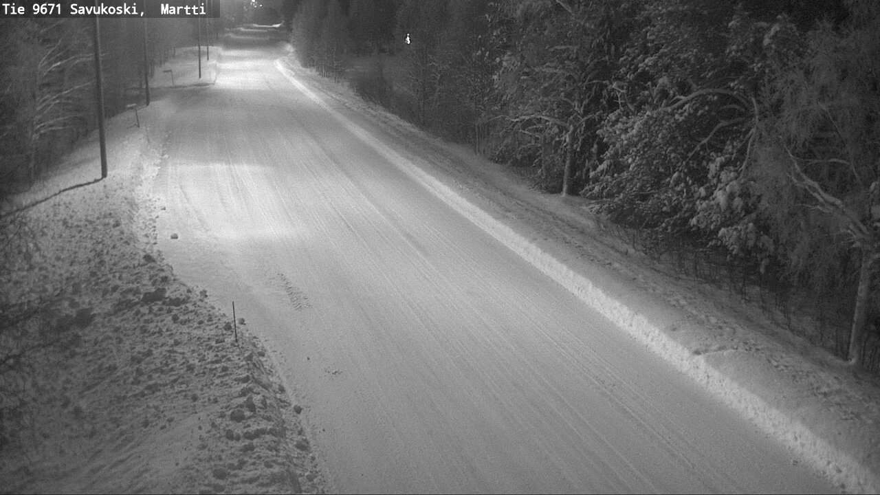 Weather Camera Image Road 9671 Savukoski, Martti, Savukoski, Lappi