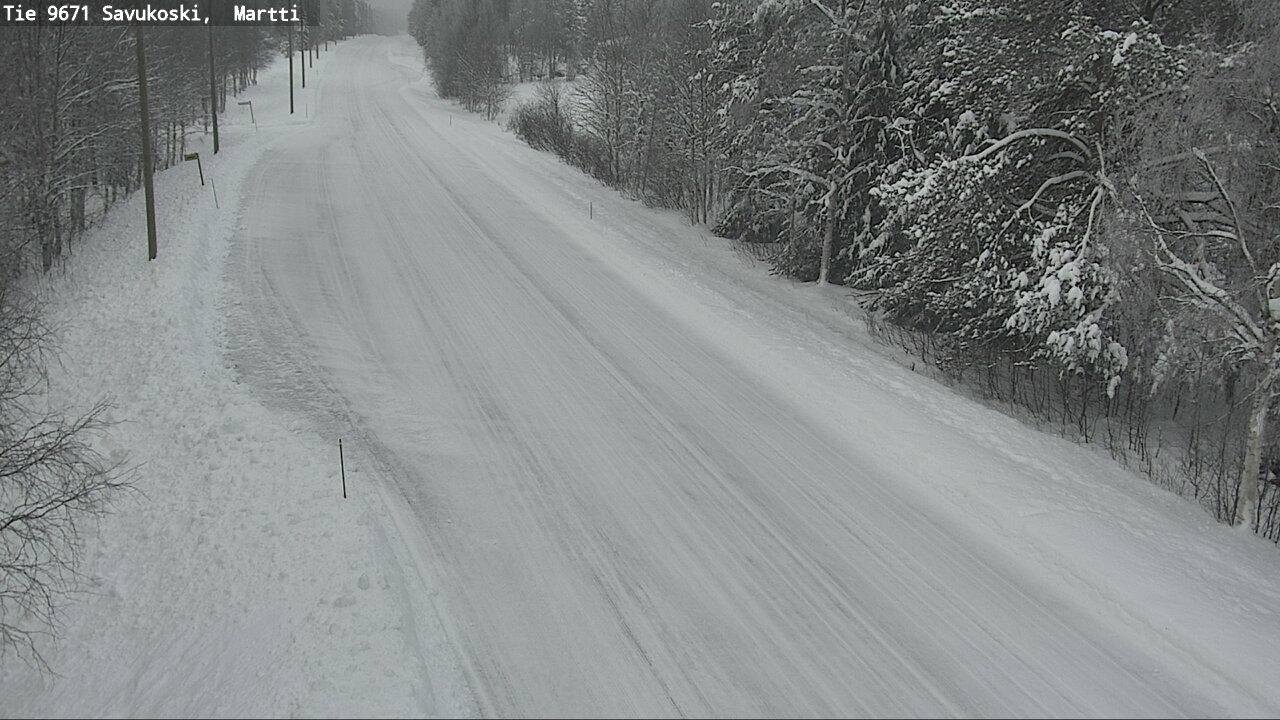 Weather Camera Image Väg 9671 Savukoski, Martti, Savukoski, Lappi