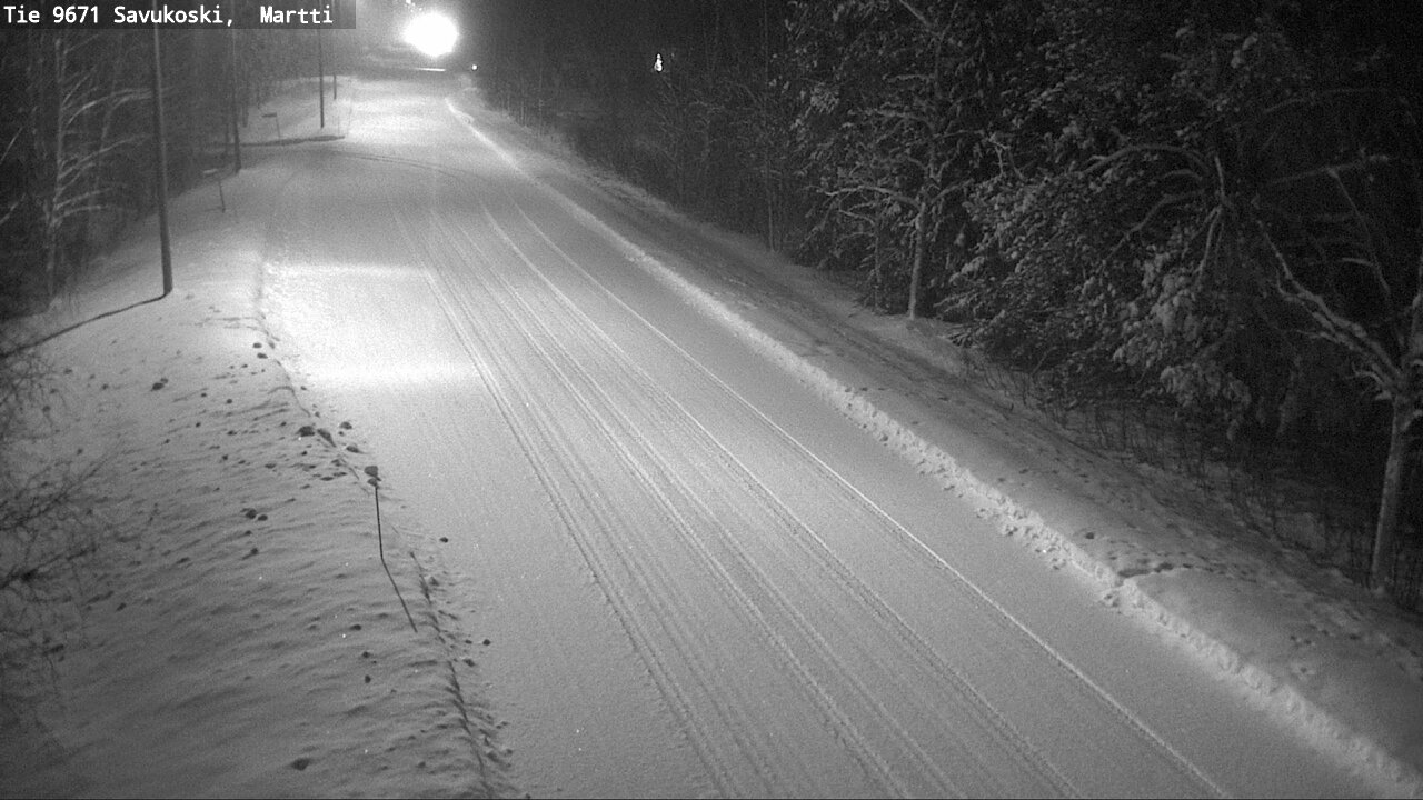 Weather Camera Image Väg 9671 Savukoski, Martti, Savukoski, Lappi
