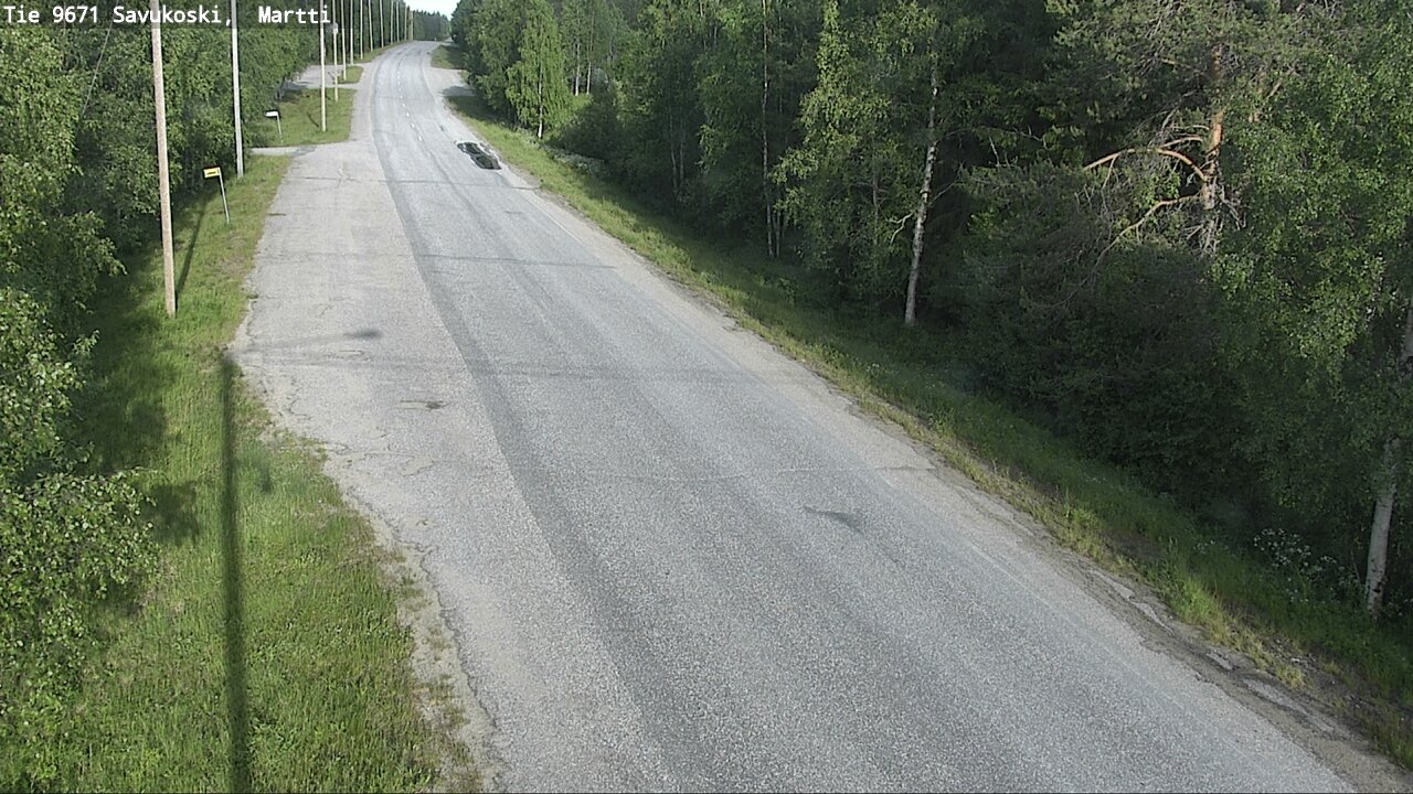 Weather Camera Image Road 9671 Savukoski, Martti, Savukoski, Lappi