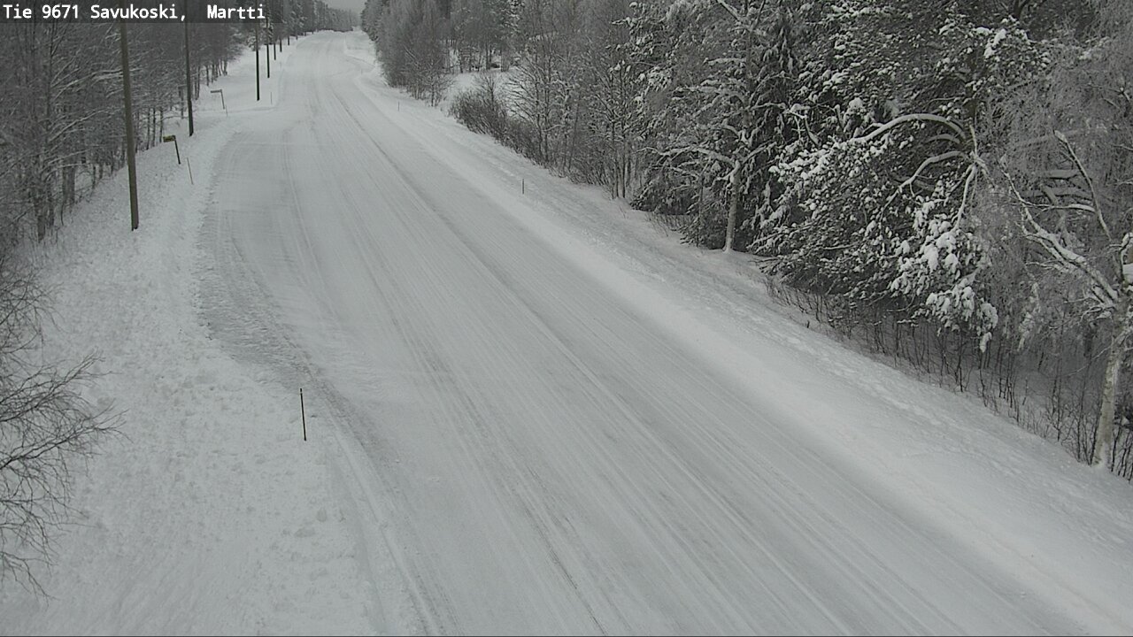 Weather Camera Image Väg 9671 Savukoski, Martti, Savukoski, Lappi