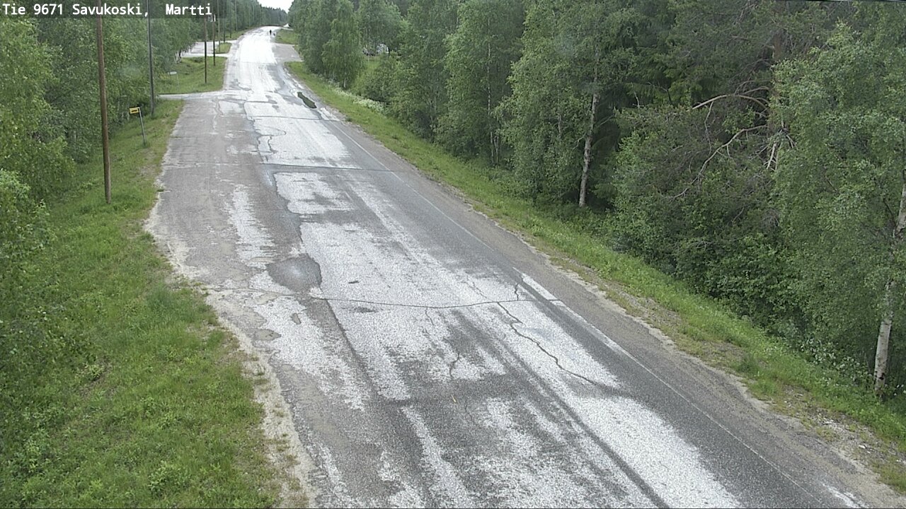 Weather Camera Image Road 9671 Savukoski, Martti, Savukoski, Lappi