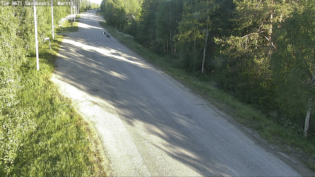 Weather Camera Image Road 9671 Savukoski, Martti, Savukoski, Lappi