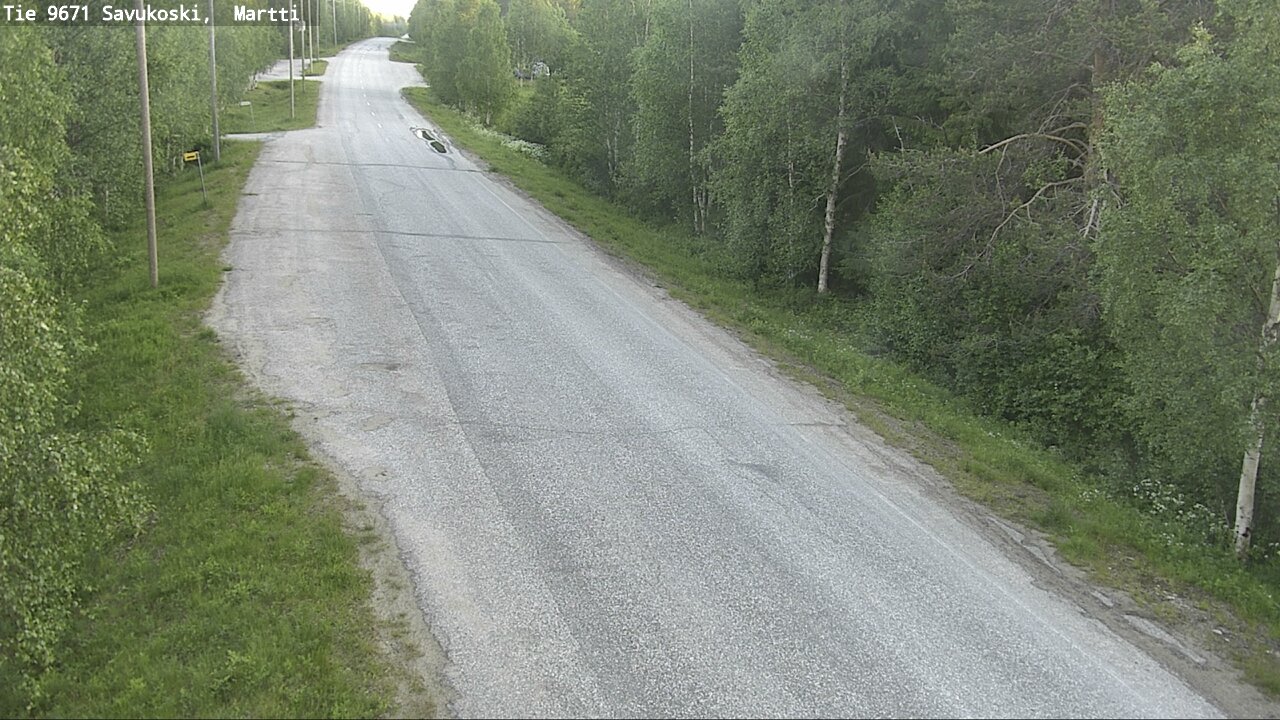 Weather Camera Image Road 9671 Savukoski, Martti, Savukoski, Lappi