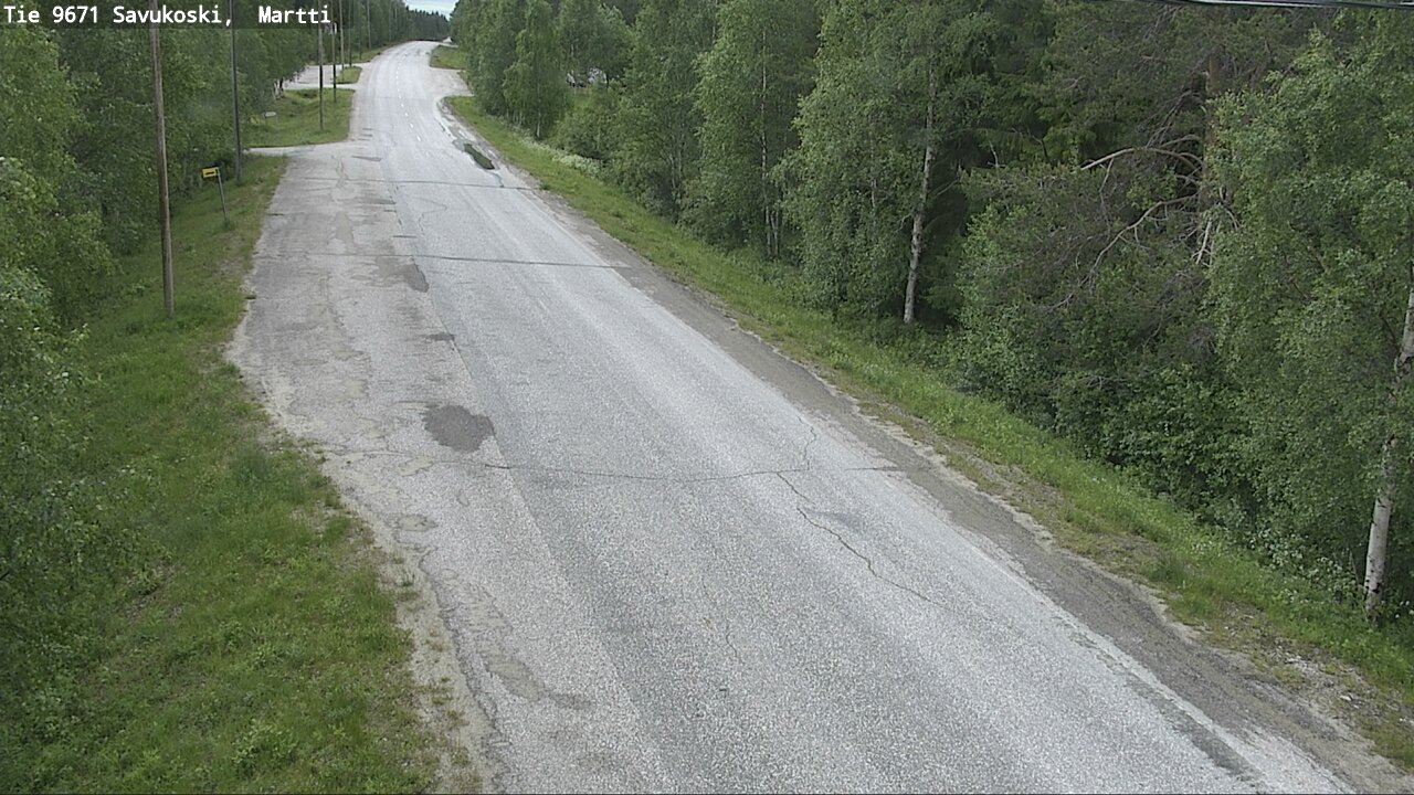 Weather Camera Image Road 9671 Savukoski, Martti, Savukoski, Lappi