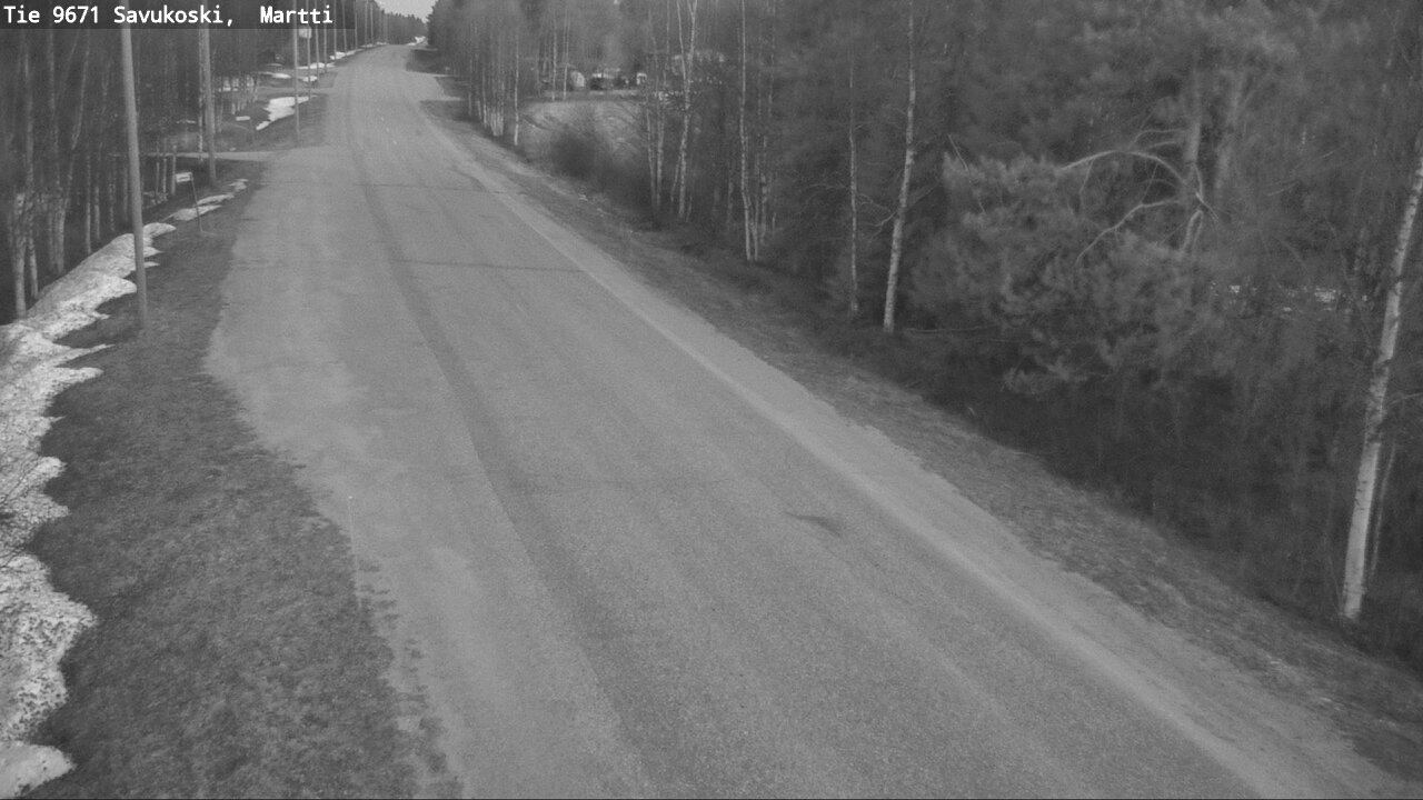 Weather Camera Image Väg 9671 Savukoski, Martti, Savukoski, Lappi