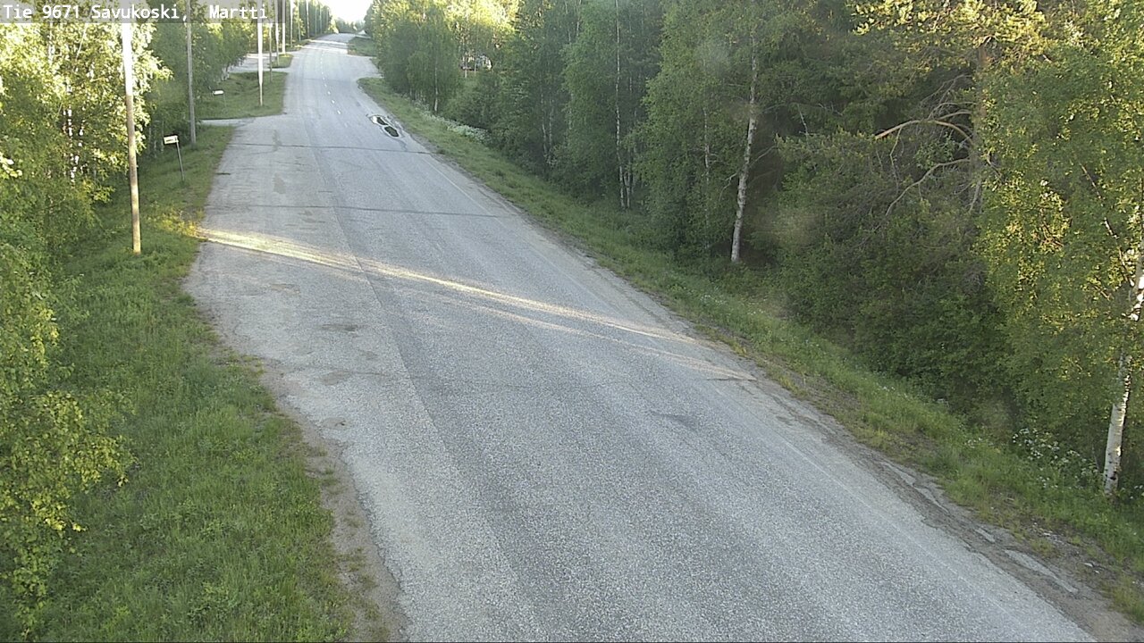 Weather Camera Image Road 9671 Savukoski, Martti, Savukoski, Lappi