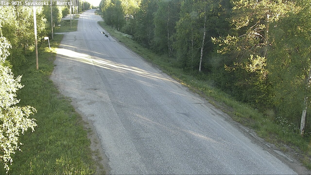 Weather Camera Image Road 9671 Savukoski, Martti, Savukoski, Lappi