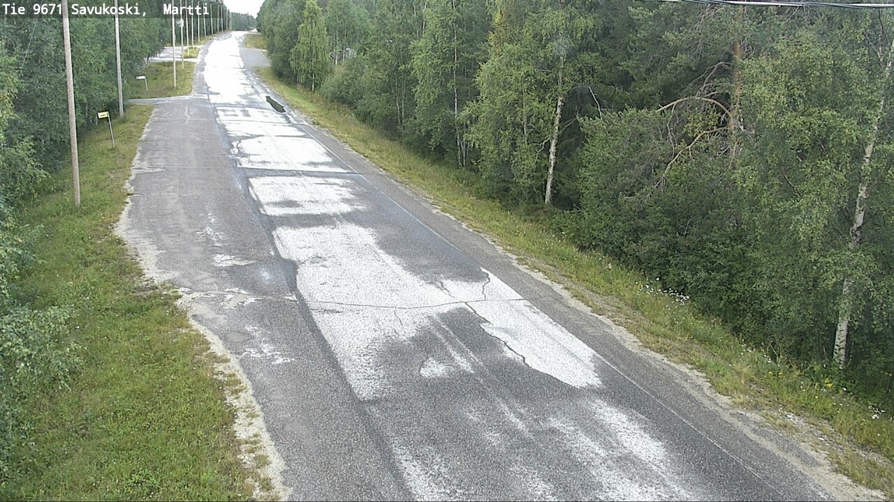 Weather Camera Image Road 9671 Savukoski, Martti, Savukoski, Lappi
