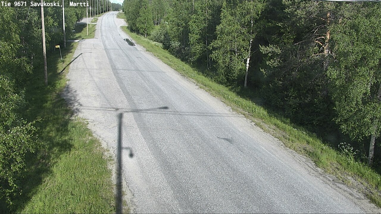 Weather Camera Image Road 9671 Savukoski, Martti, Savukoski, Lappi