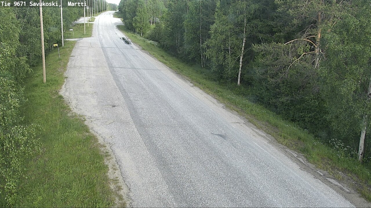 Weather Camera Image Road 9671 Savukoski, Martti, Savukoski, Lappi
