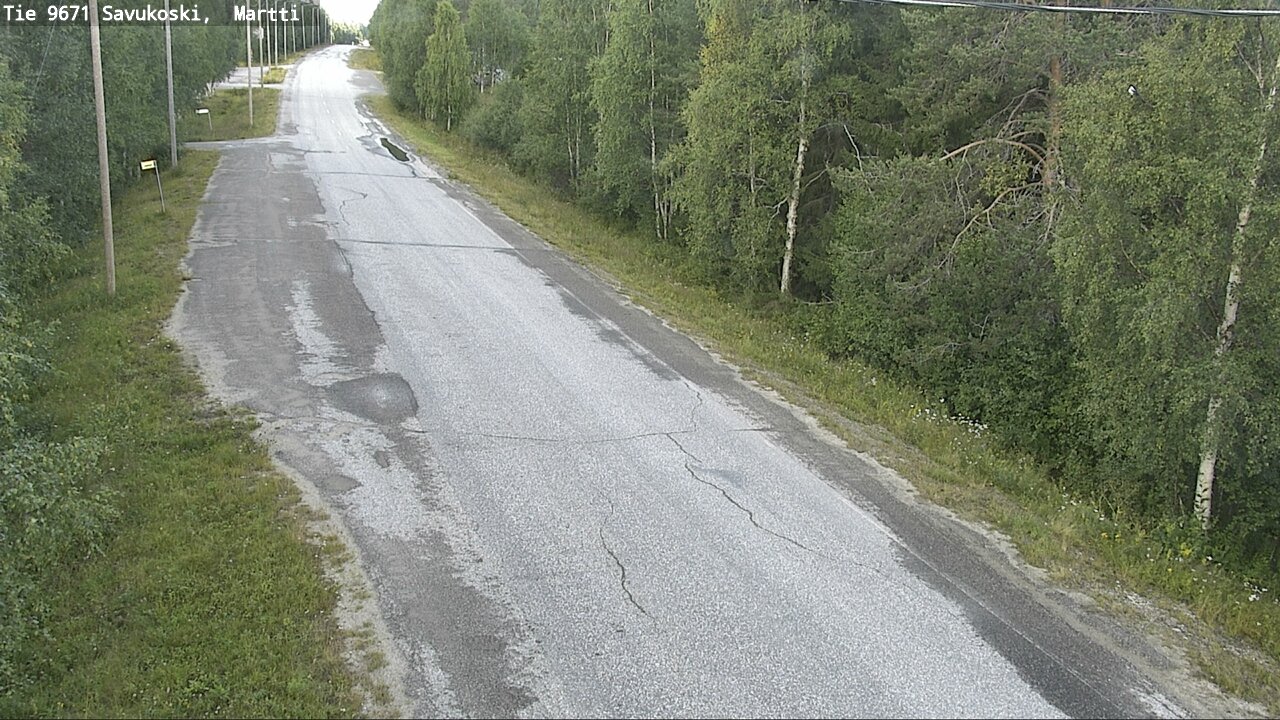 Weather Camera Image Road 9671 Savukoski, Martti, Savukoski, Lappi