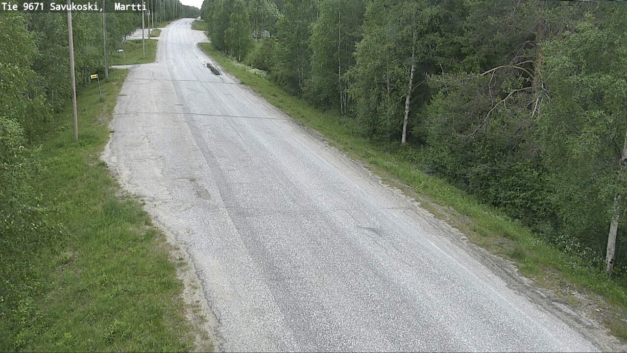 Weather Camera Image Road 9671 Savukoski, Martti, Savukoski, Lappi