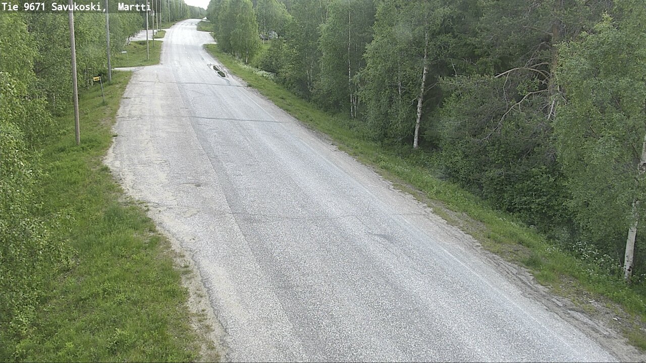 Weather Camera Image Road 9671 Savukoski, Martti, Savukoski, Lappi