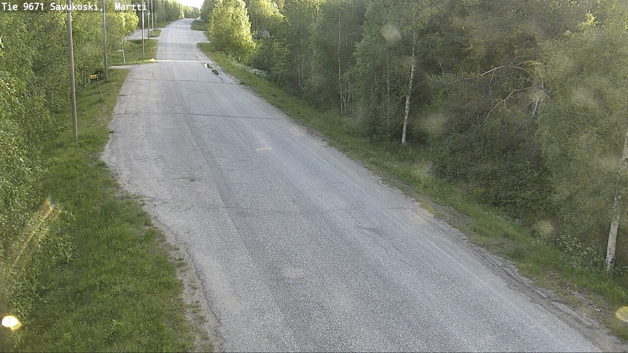 Weather Camera Image Road 9671 Savukoski, Martti, Savukoski, Lappi