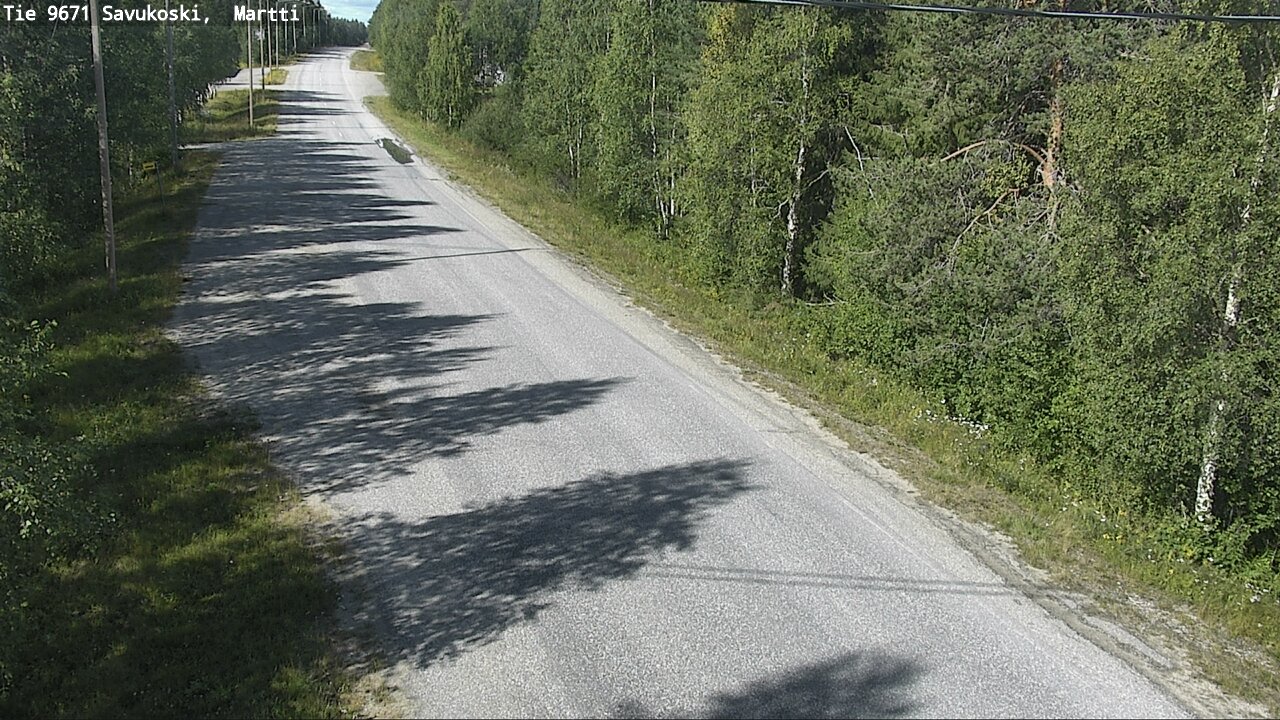 Weather Camera Image Road 9671 Savukoski, Martti, Savukoski, Lappi