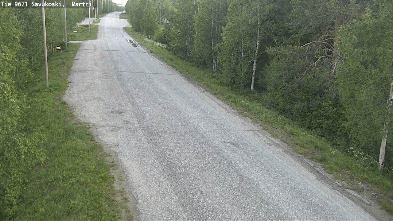 Weather Camera Image Road 9671 Savukoski, Martti, Savukoski, Lappi