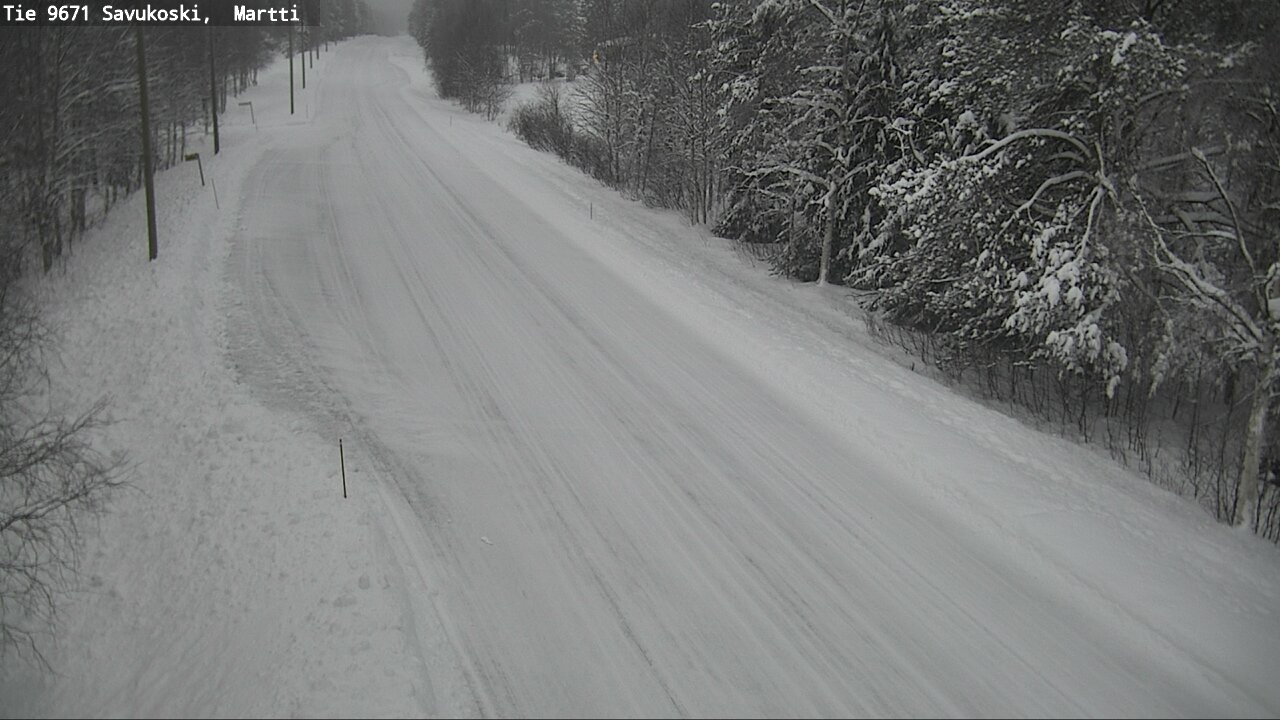 Weather Camera Image Väg 9671 Savukoski, Martti, Savukoski, Lappi