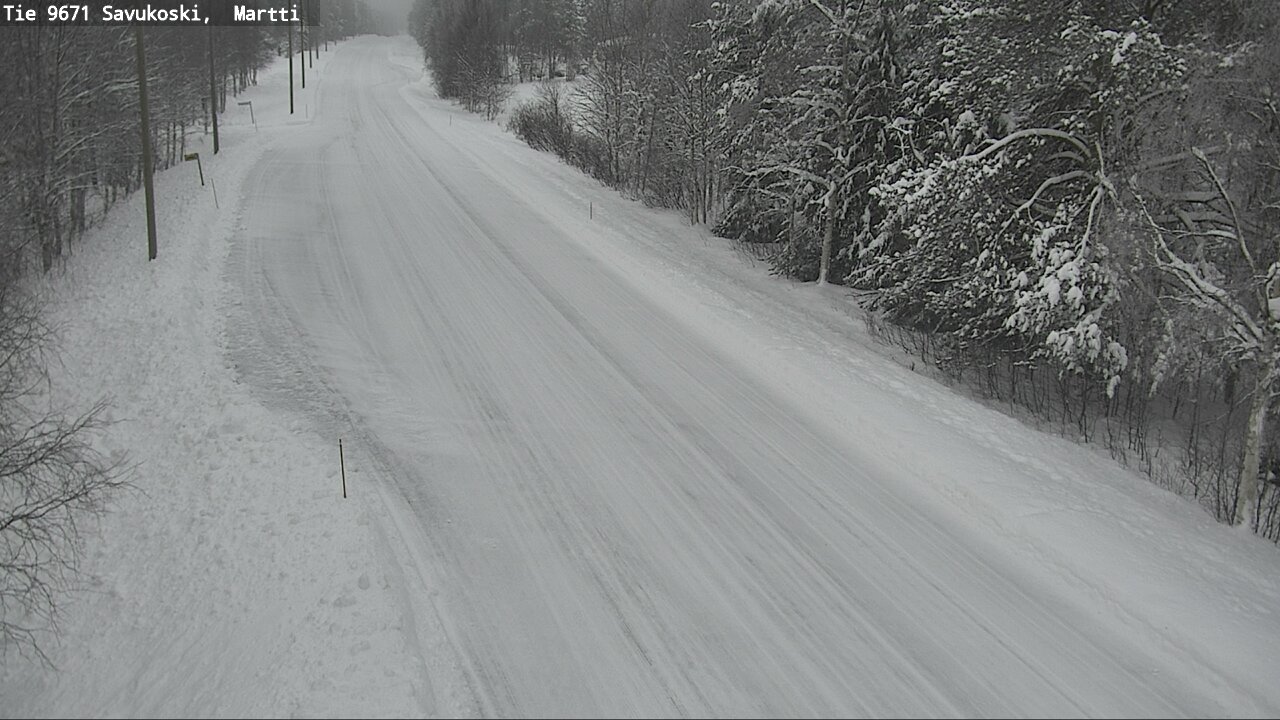 Weather Camera Image Väg 9671 Savukoski, Martti, Savukoski, Lappi