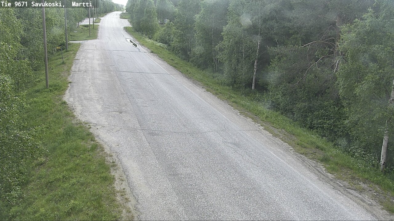 Weather Camera Image Road 9671 Savukoski, Martti, Savukoski, Lappi