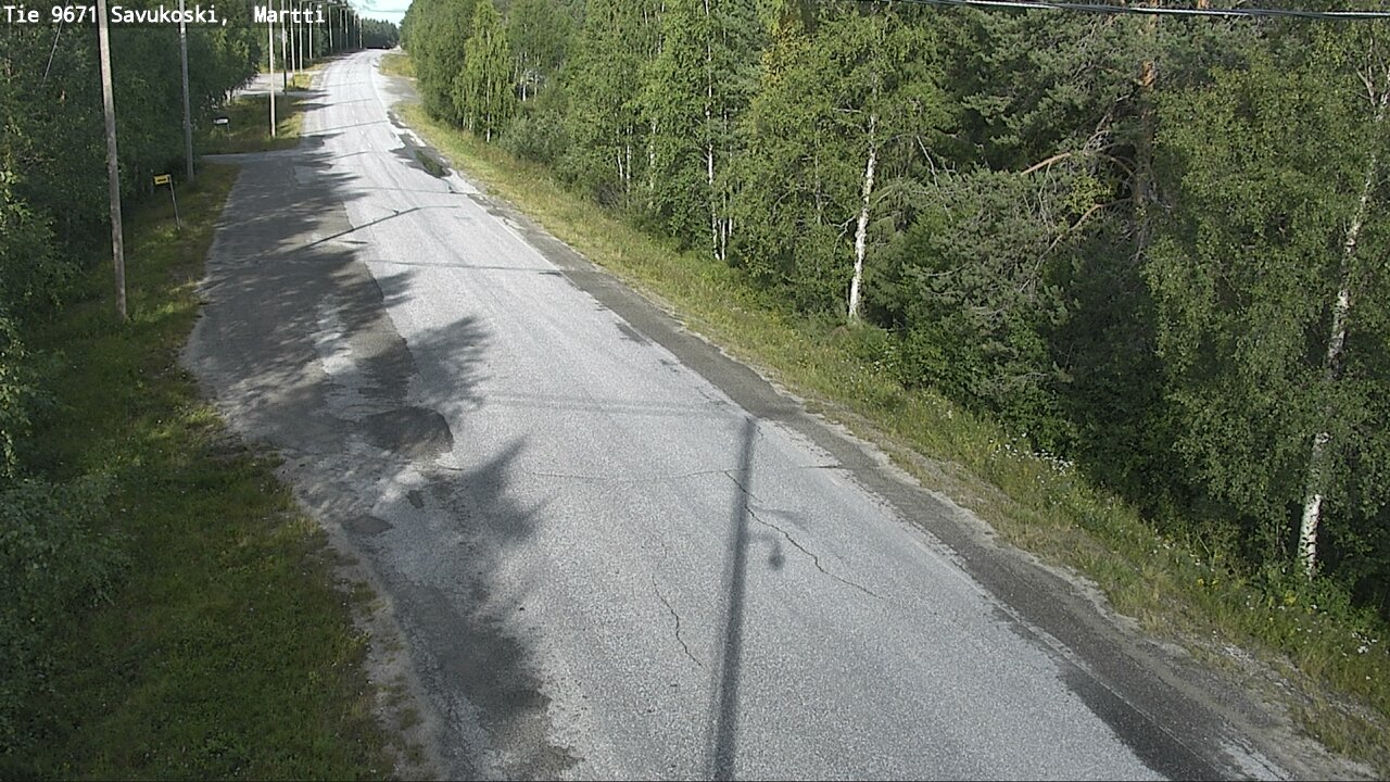 Weather Camera Image Road 9671 Savukoski, Martti, Savukoski, Lappi