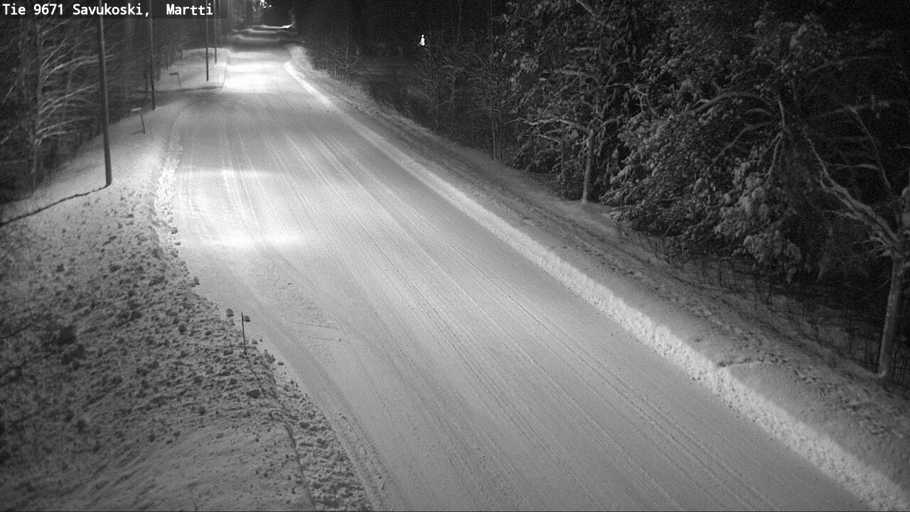 Weather Camera Image Road 9671 Savukoski, Martti, Savukoski, Lappi