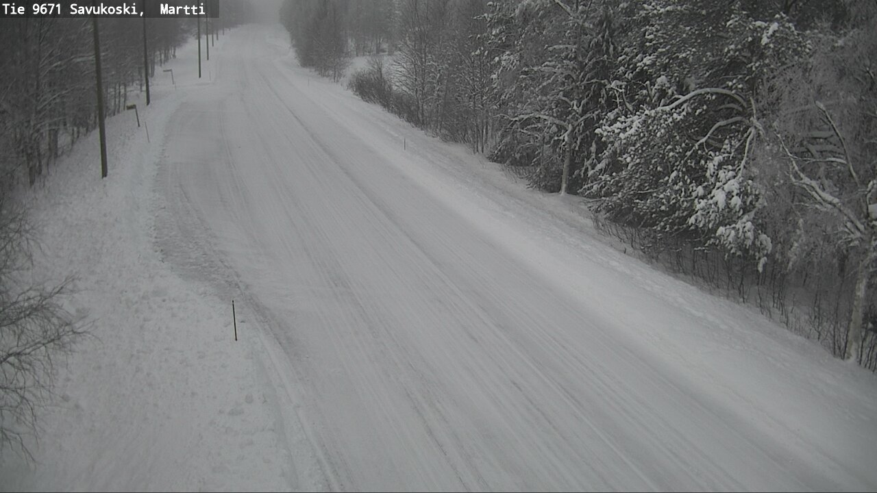 Weather Camera Image Väg 9671 Savukoski, Martti, Savukoski, Lappi