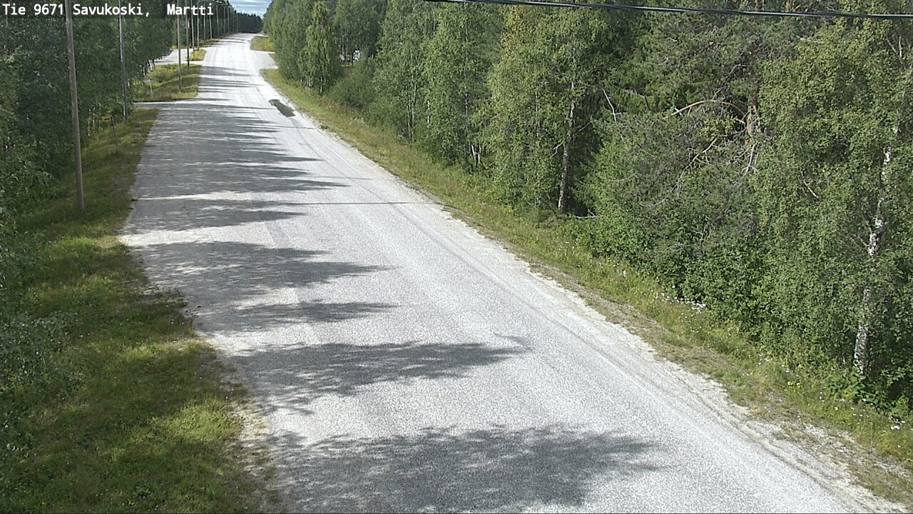 Weather Camera Image Road 9671 Savukoski, Martti, Savukoski, Lappi