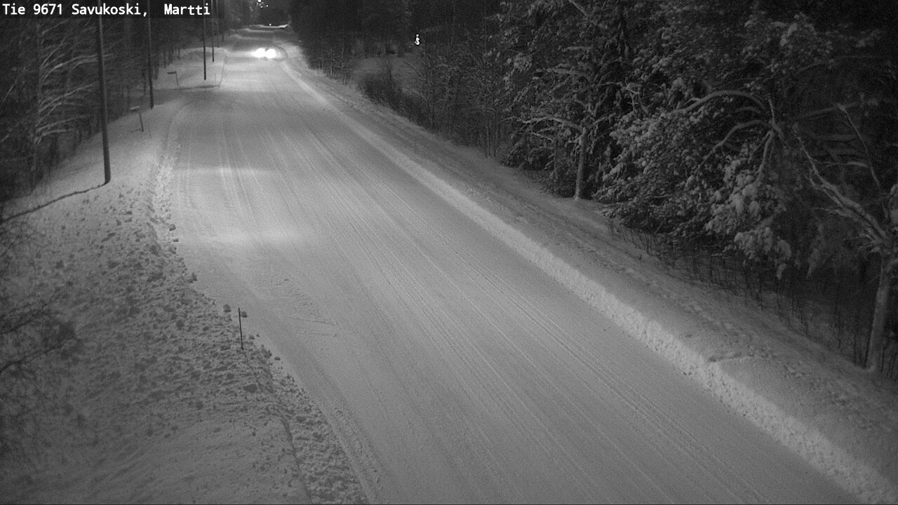 Weather Camera Image Väg 9671 Savukoski, Martti, Savukoski, Lappi
