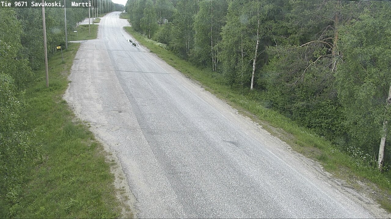 Weather Camera Image Road 9671 Savukoski, Martti, Savukoski, Lappi