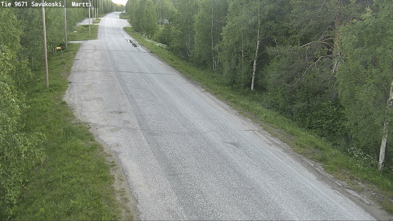 Weather Camera Image Road 9671 Savukoski, Martti, Savukoski, Lappi