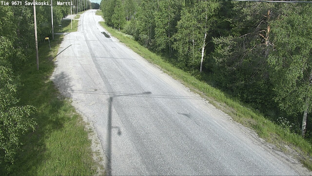 Weather Camera Image Road 9671 Savukoski, Martti, Savukoski, Lappi
