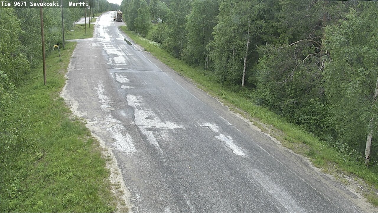 Weather Camera Image Road 9671 Savukoski, Martti, Savukoski, Lappi
