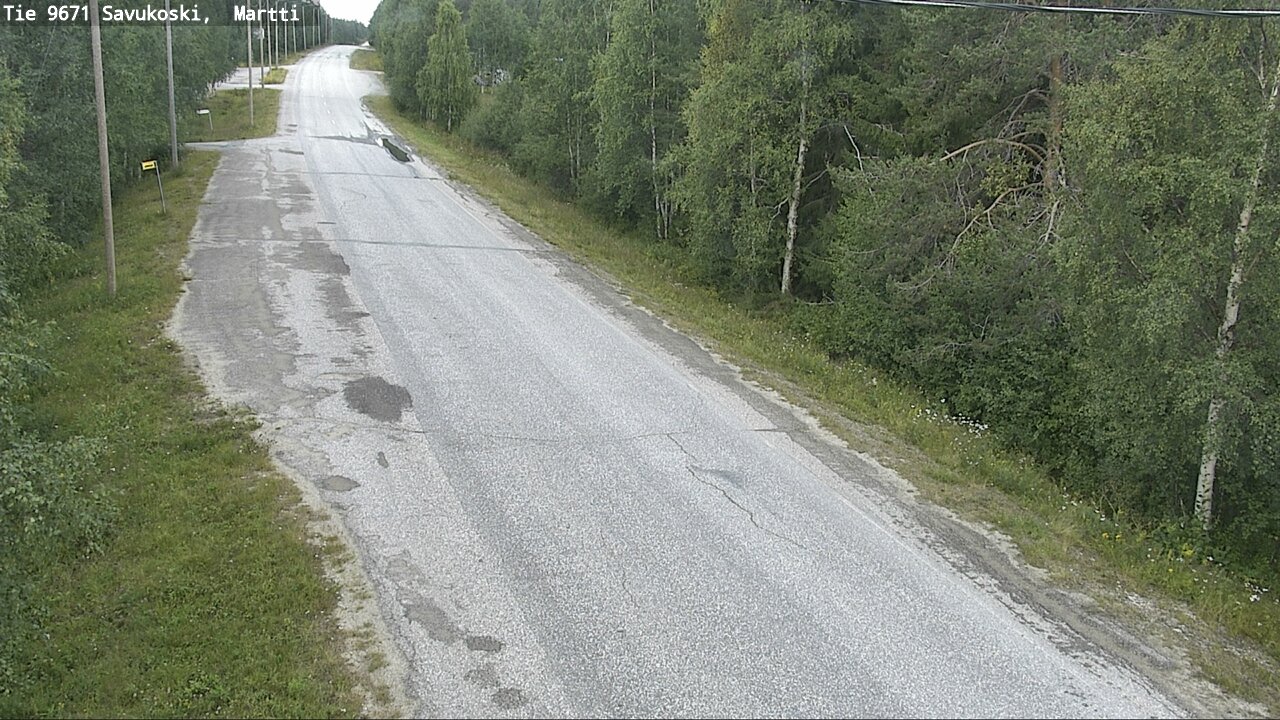 Weather Camera Image Road 9671 Savukoski, Martti, Savukoski, Lappi