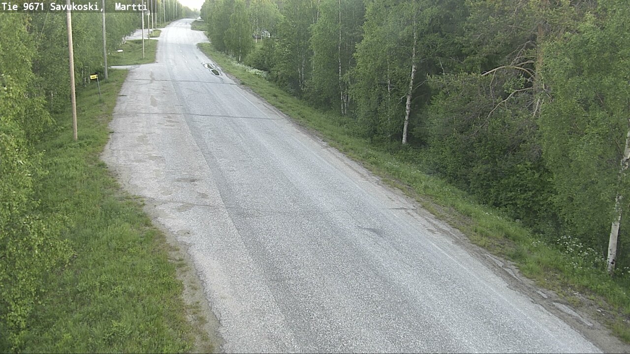 Weather Camera Image Road 9671 Savukoski, Martti, Savukoski, Lappi