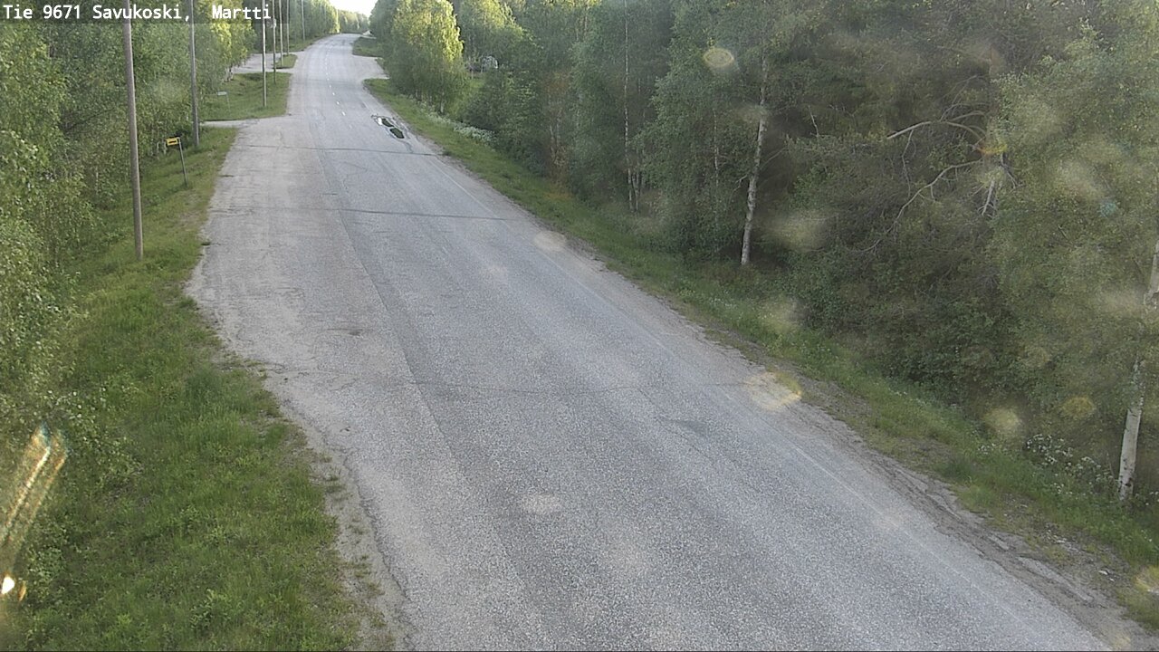 Weather Camera Image Road 9671 Savukoski, Martti, Savukoski, Lappi