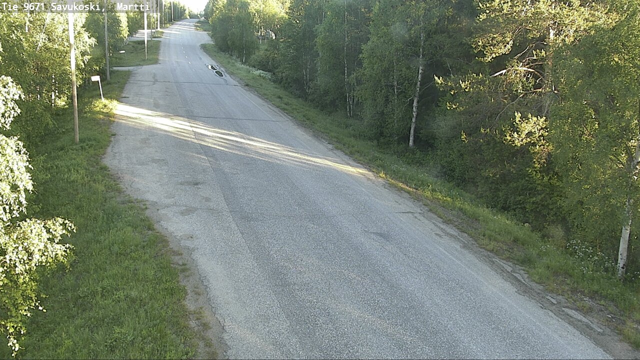 Weather Camera Image Road 9671 Savukoski, Martti, Savukoski, Lappi