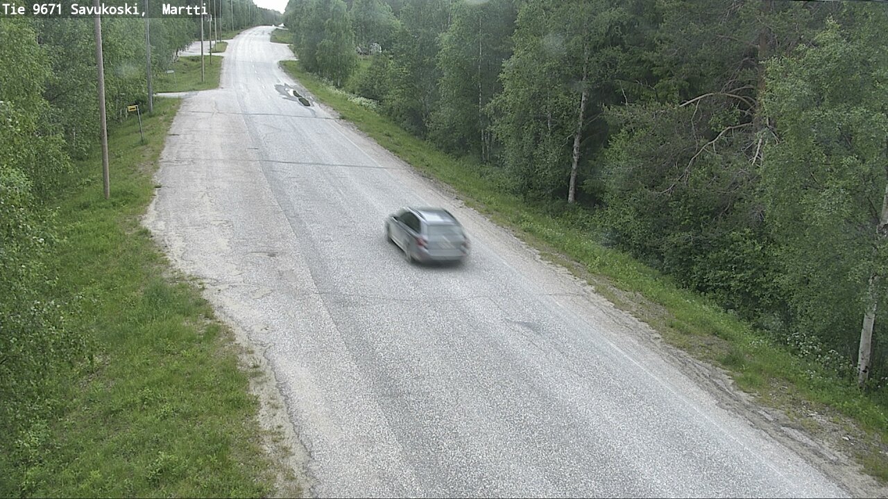 Weather Camera Image Road 9671 Savukoski, Martti, Savukoski, Lappi