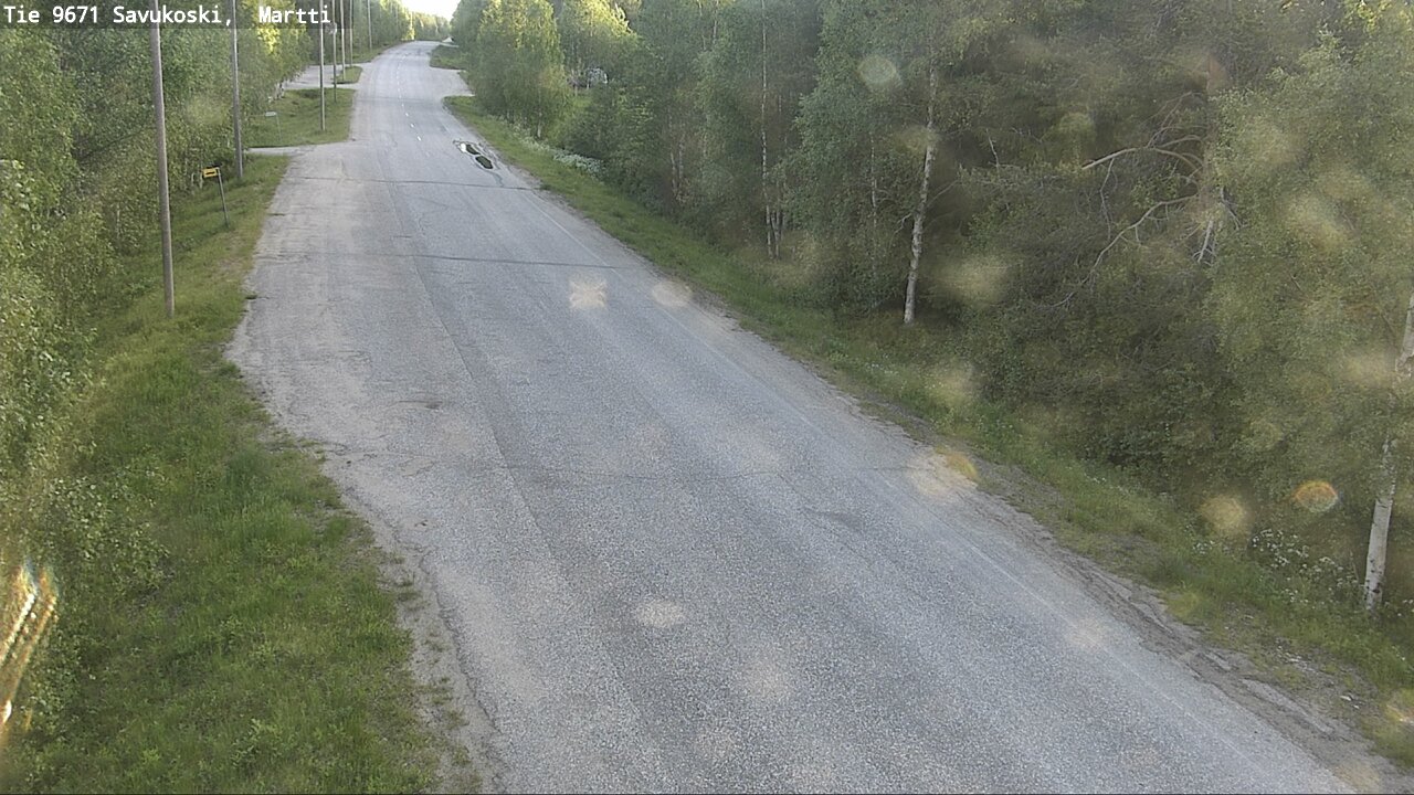 Weather Camera Image Road 9671 Savukoski, Martti, Savukoski, Lappi
