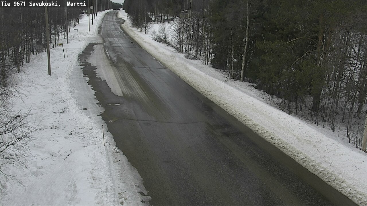Weather Camera Image Road 9671 Savukoski, Martti, Savukoski, Lappi