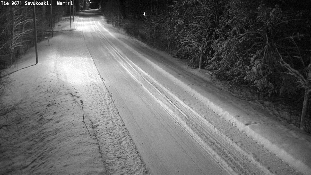 Weather Camera Image Väg 9671 Savukoski, Martti, Savukoski, Lappi