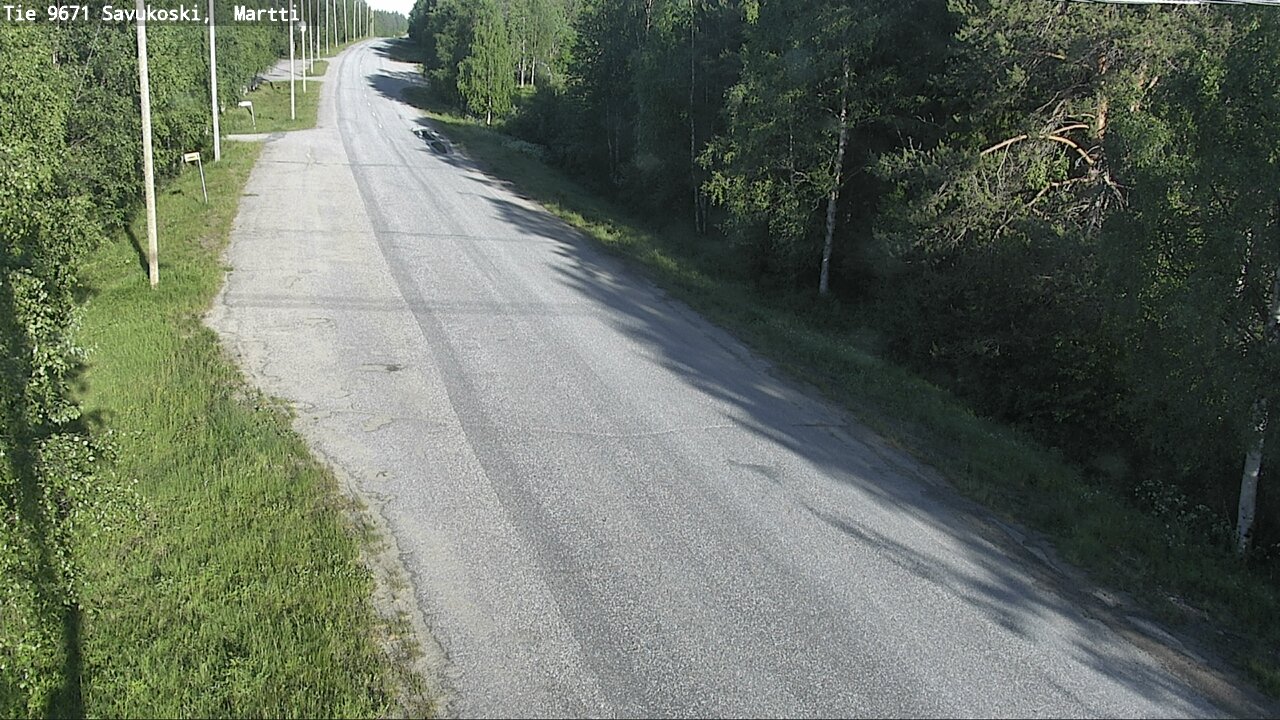 Weather Camera Image Road 9671 Savukoski, Martti, Savukoski, Lappi