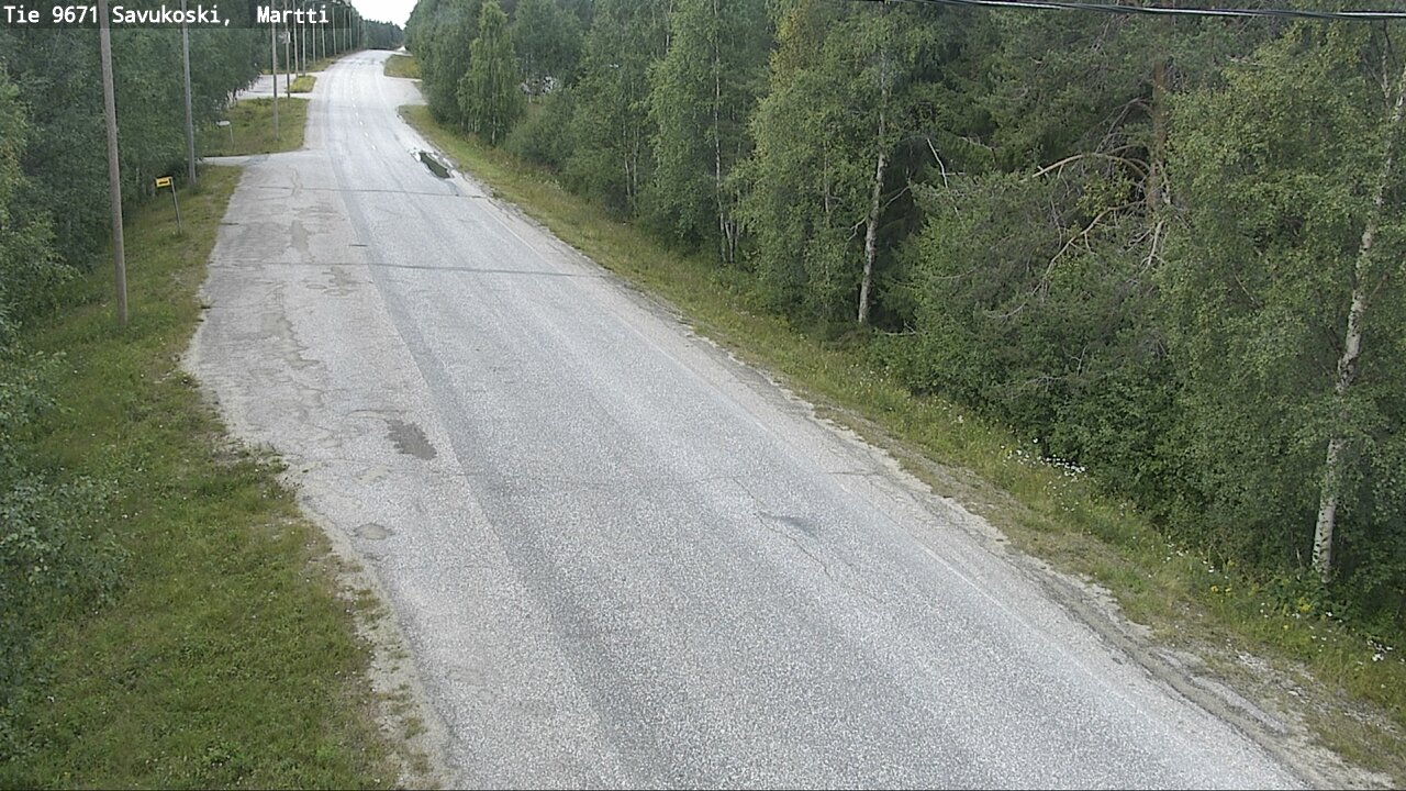 Weather Camera Image Road 9671 Savukoski, Martti, Savukoski, Lappi