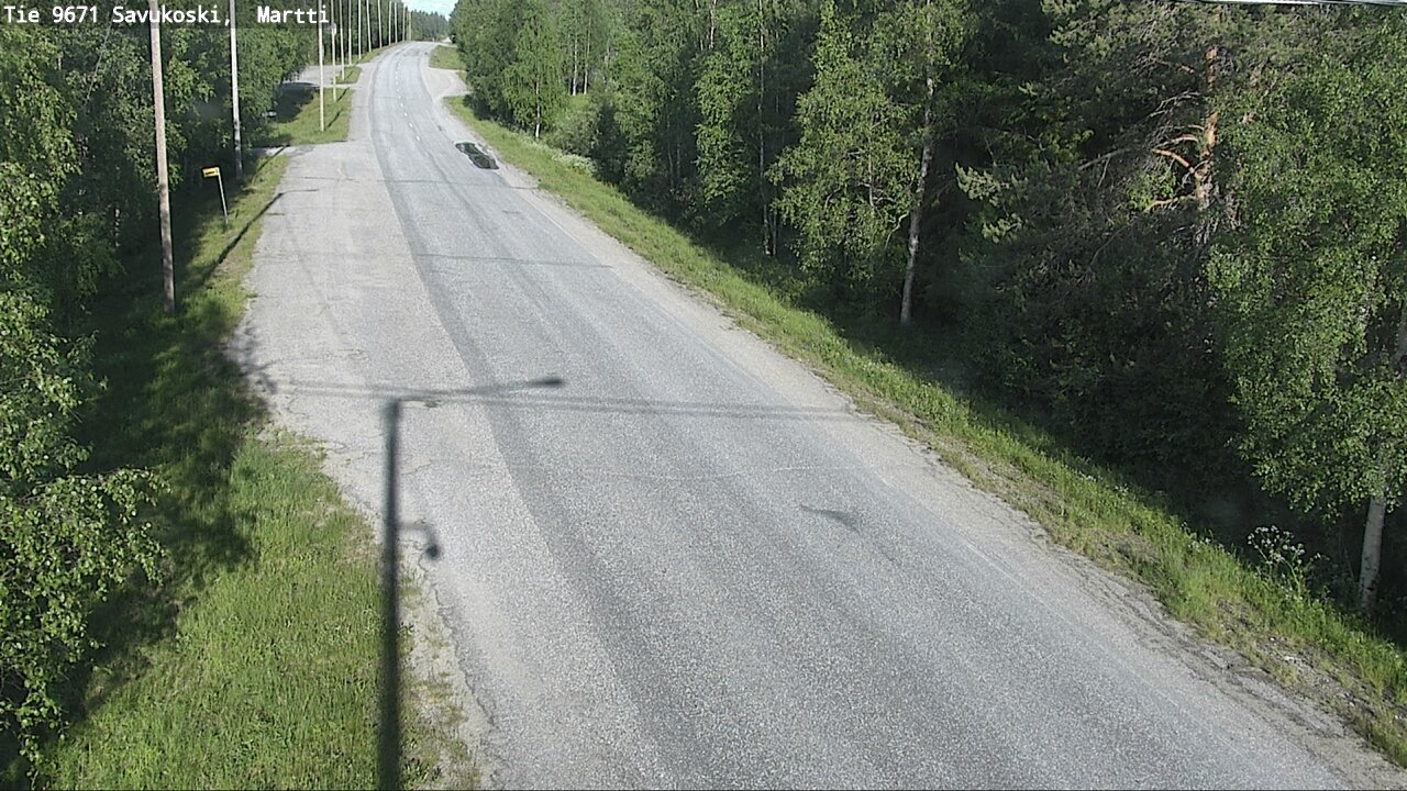 Weather Camera Image Road 9671 Savukoski, Martti, Savukoski, Lappi