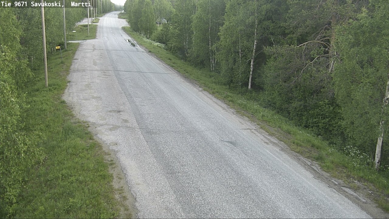 Weather Camera Image Road 9671 Savukoski, Martti, Savukoski, Lappi