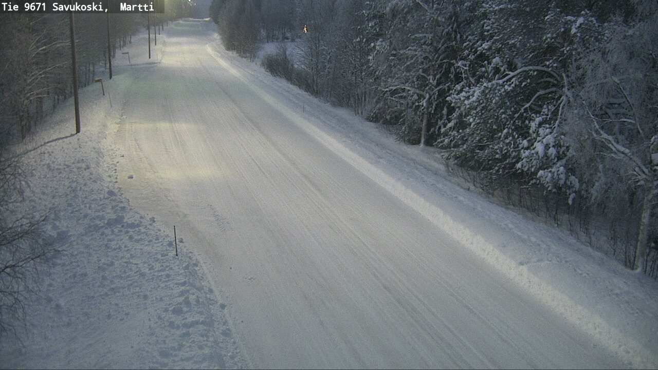 Weather Camera Image Road 9671 Savukoski, Martti, Savukoski, Lappi